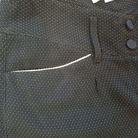 White House Black Market Polka Dot Slacks Sz 0 - Picture 8 of 8